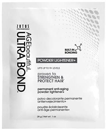 AGE beautiful Permanent Powder Hair Lightener with Ultra Bond Building | Strengthens, Protects & Nourishes | Lifts up to 9+ Levels | For Lightening & Highlights | 1 Oz