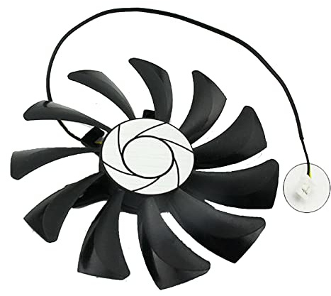 Ventilateur graphique HA9010H12F-Z 2 broches 85 mm pour MSI RX560 GTX1050/1050ti AERO ITX - Pièce de réparation