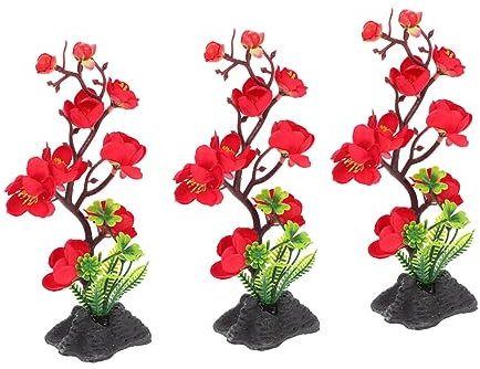 Garneck 3stücke Teiliges Japanische Deko Für Esstisch Realistische Künstliche Blumen Für Sushi Servierplatten Stabiles Kreatives Tischdekor Für Restaurant Und Wohnraum