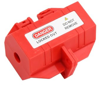 Sistemas de Bloqueo de Enchufes Eléctricos, Dispositivo de Bloqueo de Enchufe Rojo, Caja de Protección de Enchufe para Electrodomésticos Industriales (S)