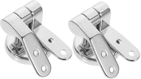 ANDRESLAD 1juego Bisagra Ajustable Para Tapa De Inodoro Tornillos Repuesto Silencioso y Fácil De Instalar Para Diferentes Modelos De Asientos De Wc