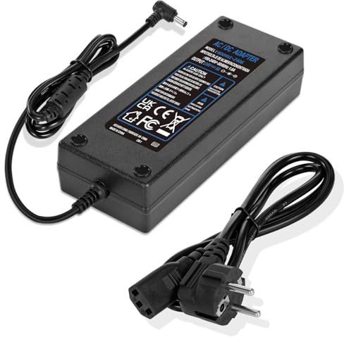 HOUHUI Adattatore di alimentazione 24V 6A, adattatore di rete trasformatore, AC 100-240V DC 24V 6 Amp 144W alimentazione universale per elettrodomestici, motore, - connettore DC 5,5 * 2,1/2,5mm