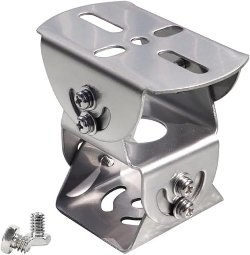 CTXSumTec Universal Stainless Steel 3D Security Camera Wall Pole Joint Mount Adaptor, 3-Axis Universal CCTV Camera Mount Bracket Adjustable Extension Adapter for CCTV Surveillance Camera