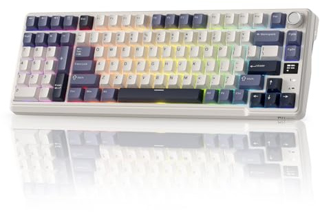 RK ROYAL KLUDGE L98 Teclado mecánico inalámbrico Teclado numérico Southpaw | Teclado gaming junta mano izquierda, teclado intercambiable caliente 95% tres modos BT/2.4G/USB-C, batería masiva 8000mAh