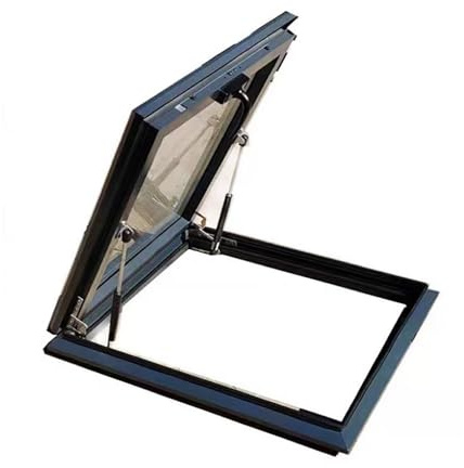 BAYTEWJX Ventana de Techo de Salida Grande Cubiertas de Tragaluz Personalizables Trampilla de Cubierta para ático/Solarium/Sótano.(85x85cm)