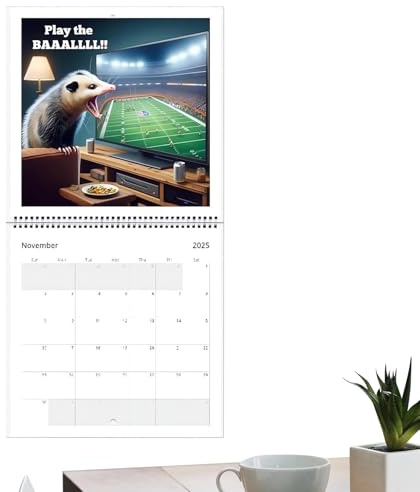 Calendario De Pared 2026,Calendario De Bromas Divertidas Y Humor - Almanaque Mensual Para Pared,Para Cocina Dormitorio Oficina Estudio Residencia Universitaria Y Departamento
