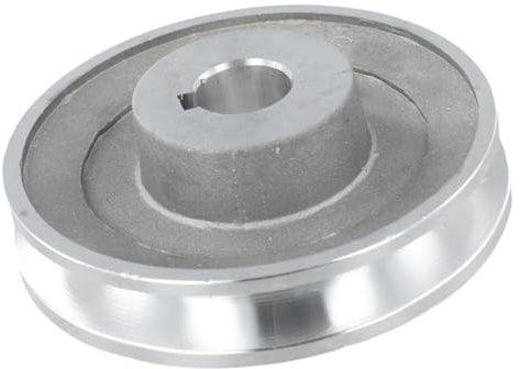 Aluminium A-typ enkelspår motorremskiva for luftkompressorer och pumpar, 100 mm diameter hjul med 13 mm remspår(97 * 19)