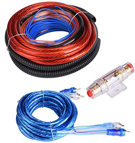Broco 4 Guage 2800W voiture Amplificateur audio Haut-parleur Subwoofer d'installation de câblage Kit Suit fusible