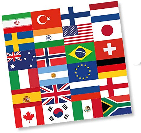 DH-Konzept Servietten International 20er Pack
