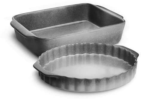 SPRINGLANE Keramisk ugns- och tarteform Misty Cliff set om 2 stora