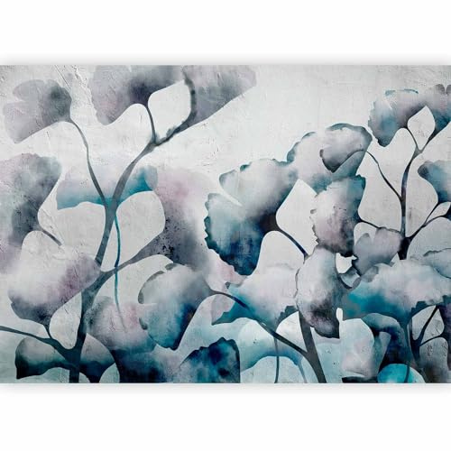 murando - Carta da Parati Adesiva Moderna per Soggiorno, Foglies 441x315 cm | Fotomurale Autoadesiva, Pellicola Murales, Decorazione da Muro XXL, Carte da Parati Moderne, Astratto, Produzione Europea