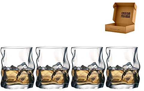 Pack 4 Vasos Whisky - Envio 24h - Vaso Sorgente Bormioli Dof 42 cl - Vaso whisky, whiskey, wiski​ o güisqui​ - Enviado por Cosecha Privada