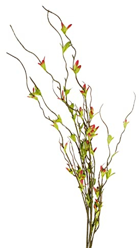 NLDGR 6 x künstliche Zweige für Vase, 112 cm hoch, künstliche Eukalyptus-Stiele, hohe Zweige für Bodenvase, Dekoration, grüne Zweige, künstlicher Ficuszweig, Heimdekoration