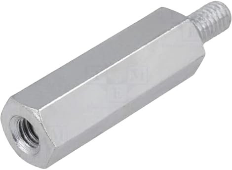 TNE Distanzmuffe mit Gewinde; 30mm; Innengew: M6; Außengew: M6; Stahl 229X30 Distanzelemente aus Metall