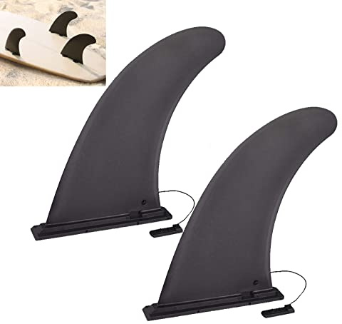 EIKEJI Aileron Paddle Universel, 2Pcs Nylon Aileron Planche de Surf Rechange, Planche Surf Amovible Stand up Paddle Aileron Sup Dérives pour Sup Planche Kayak Longboard