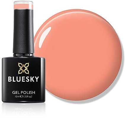 Bluesky Gel Nail Polish 10ml, Resonating Voice - AW2303, Peach Soak-Off Gel Polish for Manicure, Professional, Salon& Home Use, Long Lasting, Chip Resistant, Requires Curing Under UV/LED Lamp