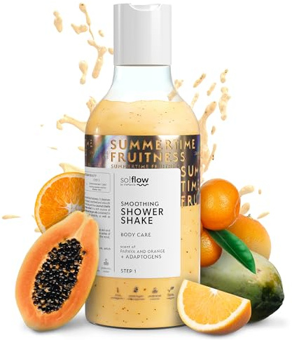 So!Flow Shower Gel mit Papaya und Orange - Erfrischendes Duschbad für die Haut, Frischegefühl nach jeder Dusche, Duschgel für junge Damen, Erfrischender Duft, Körperpflege mit natürlichem