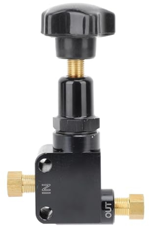 Proportioning Valve Pressure Regulator, Adjustable Brake Proportioning Valve Knob 1001000PSI 1/827 NPT Brake Bias Pressure Regulator
