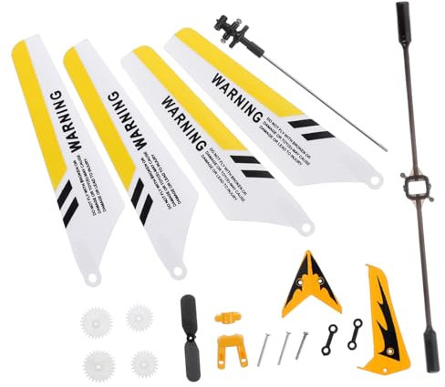 Abaodam 3-Teiliges Set rc Hubschrauber ersatzteile Ferngesteuerter Hubschrauber Ferngesteuerter Helikopter Heckstützen messerklinge klingenschutz s107g ersatzteile s107g zubehör