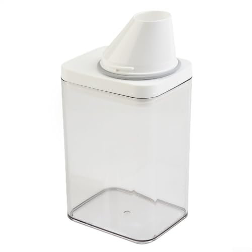 Waschpulver-Aufbewahrungsbox, praktischer Messbecher, luftdichter Verschluss (1100 ml)