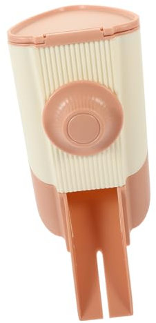 BESPORTBLE Automatic Small Pet Feeder and Hay Dispenser for Rabbits Hamsters and Guinea Pigs Coral Powder Wear-resistant Quick Food Addition Tool