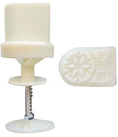 Keksstempel, Schneeflocke/Bohnenpuppe, Handdruck, Mondkuchenherstellung, Gebäckwerkzeug für Mittelherbst-Festivals