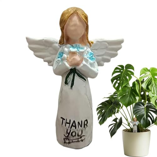 Figure Di Angelito, Statua Di Angelito | Thank You Blossom Angel Décor - Figure da collezione, Piccole Figure Fate, Statue Di Angeli E Figure per Decorazione Tavoli Di Nozze