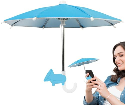 YNPQTDS UV Protection Phone Umbrella Anti-Glare Suction Cup | Phone Umbrella Sun Blocker Cover Visor for Outdoor Pool Video Photo Watching Travel Beach Camping Hiking Sun Block Glare