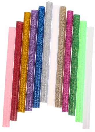 CIMAXIC 130 Pezzi Stick Di Colla A Caldo Colorati Artigianato Fai Da Te E Colla Per Ufficio E Casa