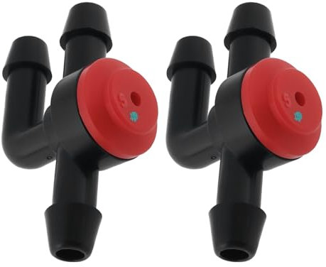Briny River Lot de 2 Clapets Anti-Retour pour Buse de Lave-Glace Connecteur 3 Voies Compatible avec Volvo 740 940 Et BMW JCW R50 1392074 5142740