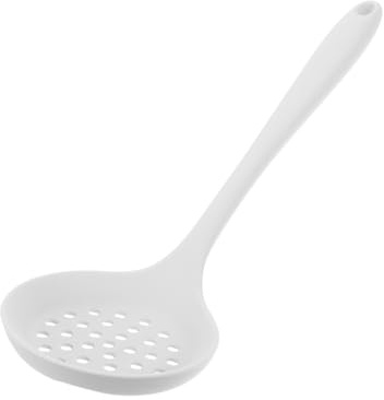 ULTECHNOVO Valla De Pesca De Silicona Pequeña Ranuras Cuchara Para Cocinar Utensilio De Cocina De Silicona Filtro Para Pasta y Fideos Para Olla y Hornear
