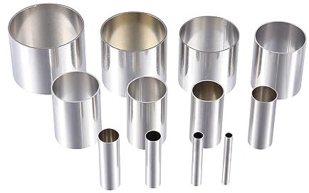 HOLIDYOYO 12piezas Cortadores De Circulos Inoxidable Para Arcilla Para Manualidades Repostería y Decoración De Pasteles