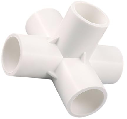 Conectores de tubería de PVC Accesorios de 5 vías para la instalación del sistema de drenaje de suministro de agua Five-Connections 32mm