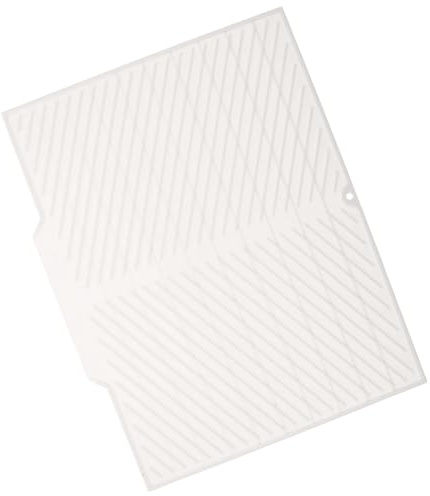 XUWEWI Alfombrilla Escurridora De Silicona Alfombrilla de Silicona for escurrir Platos, Plegable, Antideslizante, Resistente al Calor, for Fregadero de Cocina
