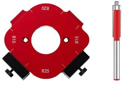 4 in 1 Woodworking Routers Arcs Angles Positioning Template Corner Radius Routers Radius Jigs Woodworking Positioning Tool Woodwork Edges Trimmers