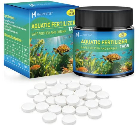 Root Tabs for Live Aquarium Plants, Freshwater Plant Fertilizer - 100 Count (1)