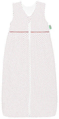Odenwälder Jersey-Schlafsack Anni Mini Star rot, Größe in cm:70 cm