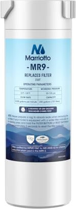 Pureza filters GE XWF Water Filter, Replacement for GE XWF, XWF Genuine Ge Refrigerator Compatible with GE French-Door - Pack of 1