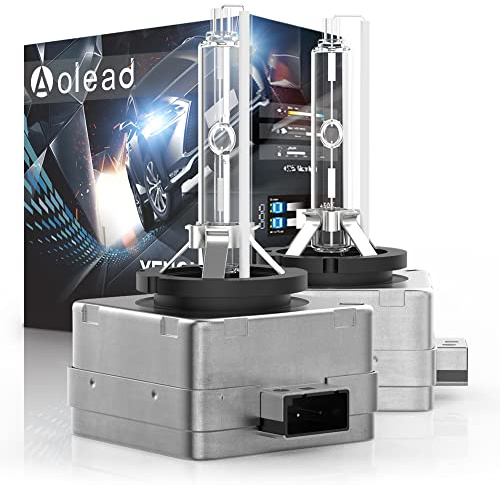 D1S Xenón Bombilla Auto HID Lámpara 35W 6000K, Paquete de 2