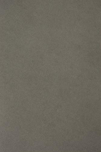Netuno 25x Tonkarton Anthrazit-Grau DIN A4 210× 297 mm 210g Sirio Color Anthracite Feinkarton Kreativ-Karton farbig Bastel-Bogen Naturkarton für DIY Projekte Visitenkarten