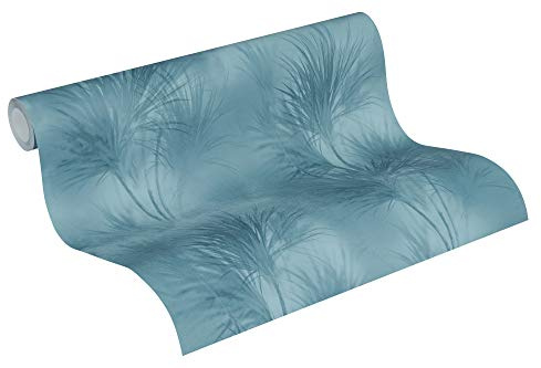 A.S. Création papier peint intissé Exotic Life papier peint effet jungle 10,05 m x 0,53 m bleu 372754 37275-4
