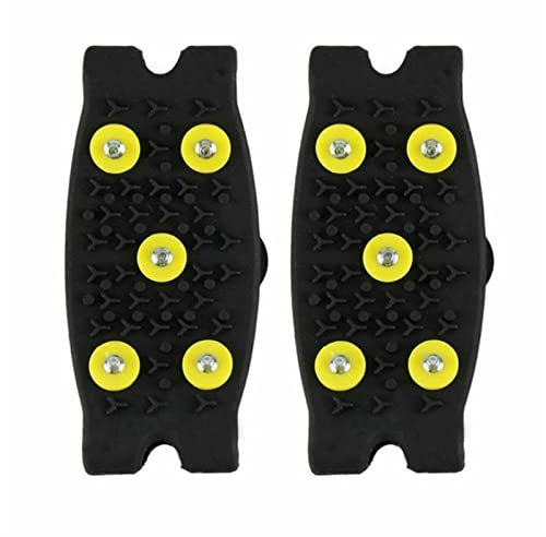 SYT-MD Grödel, Steigeisen for Schnee und EIS Greifer Schuhspikes Griffe for Winterangeln Klettern Steigeisen Schuhe Anti-Rutsch-Überzüge for Schneeschuhe Steigeisen