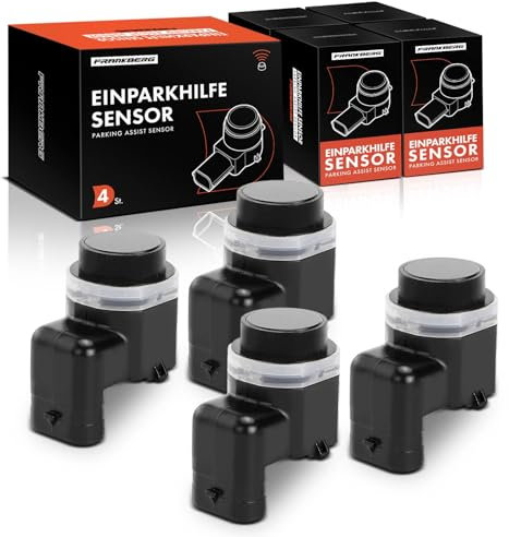 Frankberg 4x Parksensor Einparkhilfe Vorne Hinten Kompatibel mit Golf VI Variant AJ5 1.2L-2.0L 2009-2013 A3 8P1 8P7 1.2L-3.2L 2003-2013 A6 4F2 C6 2.0L-5.2L 2004-2011 Replace# 4H0919275A