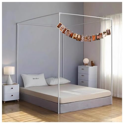 ULPro Betthimmelrahmen Pfostenbetthimmelrahmen 4 Eckpfostenbetthimmelrahmen Betthimmelpfosten Betthimmelpfosten Himmelstangen Für Bett,King