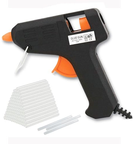 Hot Melt Glue Gun with 100X7mm Glue Sticks for Arts Crafts, Minor Home Repairs, DIY Projects, Decorations and More (1)