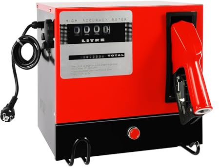 Dieselpumpe Selbstansaugend Kraftstoffpumpe 230V Dieseltankstelle Selbstansaugende Dieselpumpe Heizölpumpe Pumpe Elektrisch 60L/min mit Auto Pistole&Filter