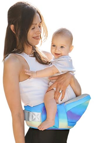 YooxArmor Porte-bébé Siège de Hanche,Ergonomique Confortable et léger Porte Bebe Hanche Adapté aux Bébés de 3 à 30 kg,Réglable- 4 Positions - Pour Bébés De 3 à 36 mois