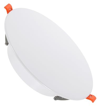 PATIKIL 185mm / 7.3 Diameter Spring Ceiling Hole Cover Plate, 1 Pack Downlight Hole Trim Wall Mount Decorative Cap Access Panel for 2-3.3 Round Ceiling and Wall Openings, White
