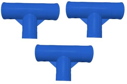 LOVIVER 3X Adaptador de Manguera para Piscina, Junta en T para 28273, a Prueba de Fugas, Impermeable, Construcción Robusta, Accesorio Extensible Universal