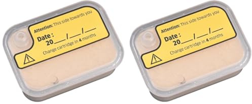Zhanhai Cartuccia decalcificante adatta per Karcher SC 1 accessori di ricambio per pulitore a vapore verticale, cartuccia decalcificante 2.863-104.0, accessorio filtro serbatoio acqua (2 pezzi)